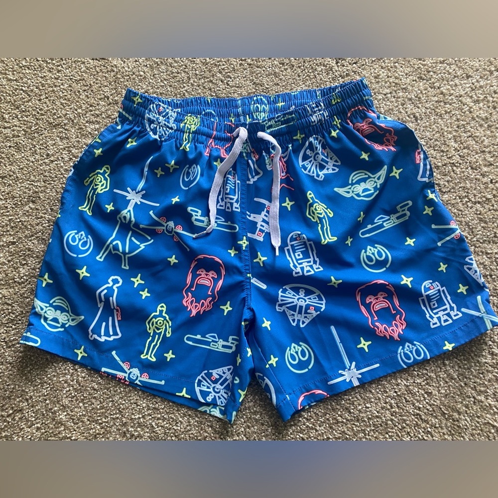 NWOT Chubbies The New Hope Classic Swim Shorts RARE Star Wars Size Medium